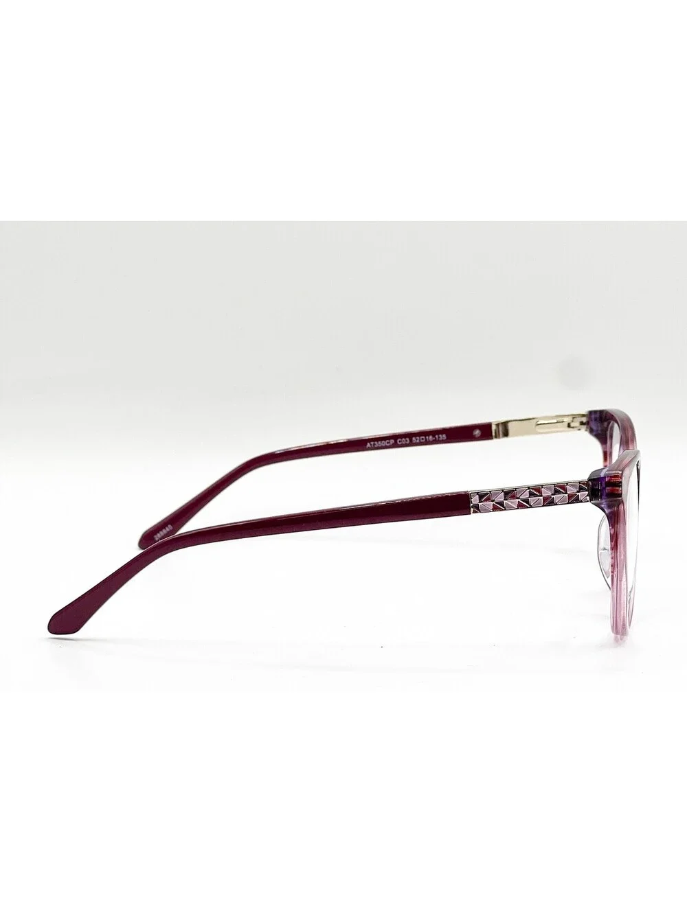 Ann Taylor At350Cp C03 Mulberry Authentic Eyeglasses W/ Clip 52-16-135